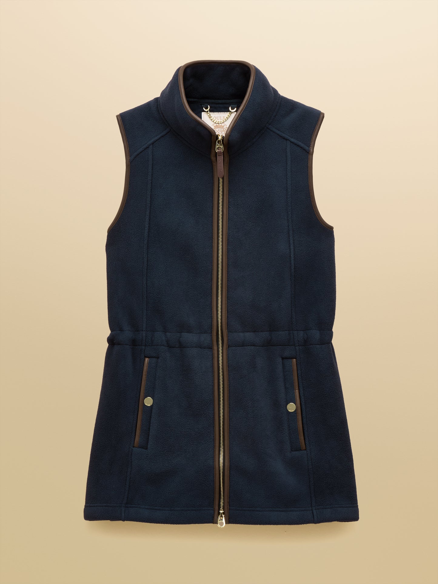 Joules Womens Heritage Longline Fleece Gilet