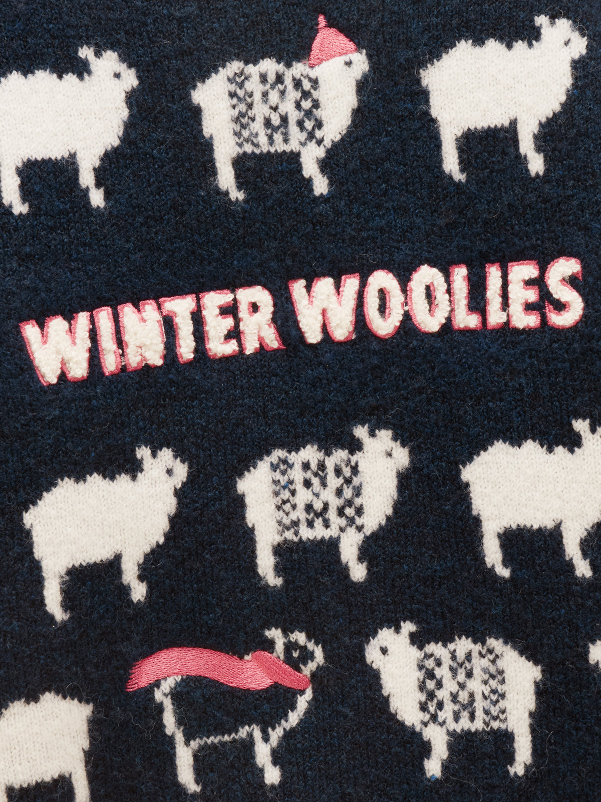 Joules Kids' Woolies Crew Neck Knitted Jumper