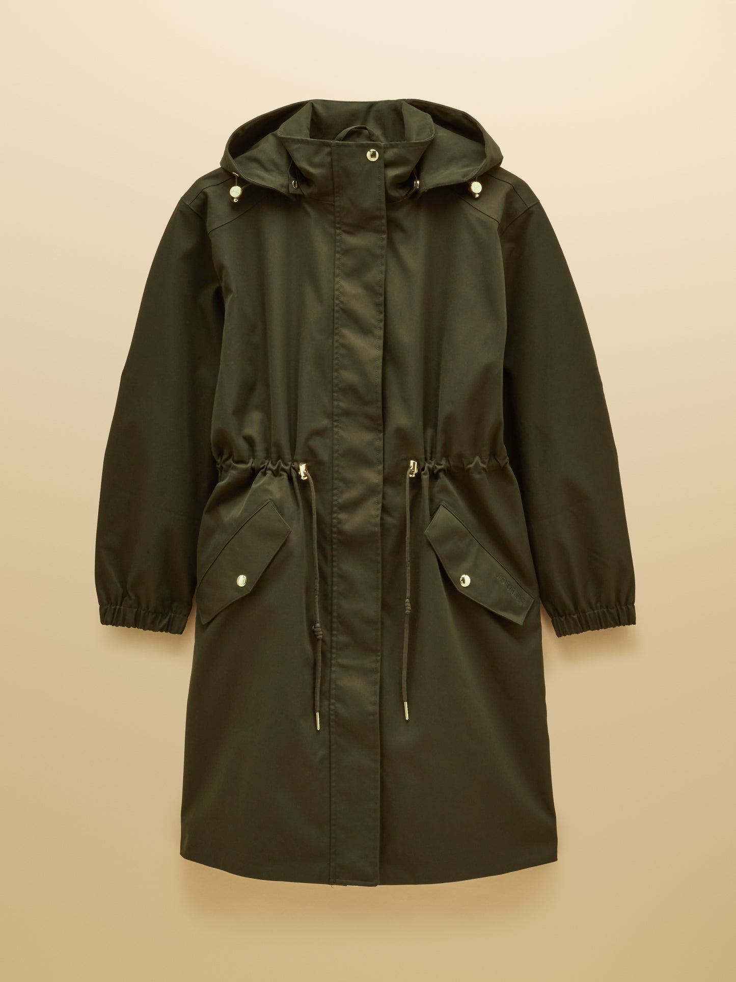 Joules Stormwell Waterproof Longline Raincoat with Hood