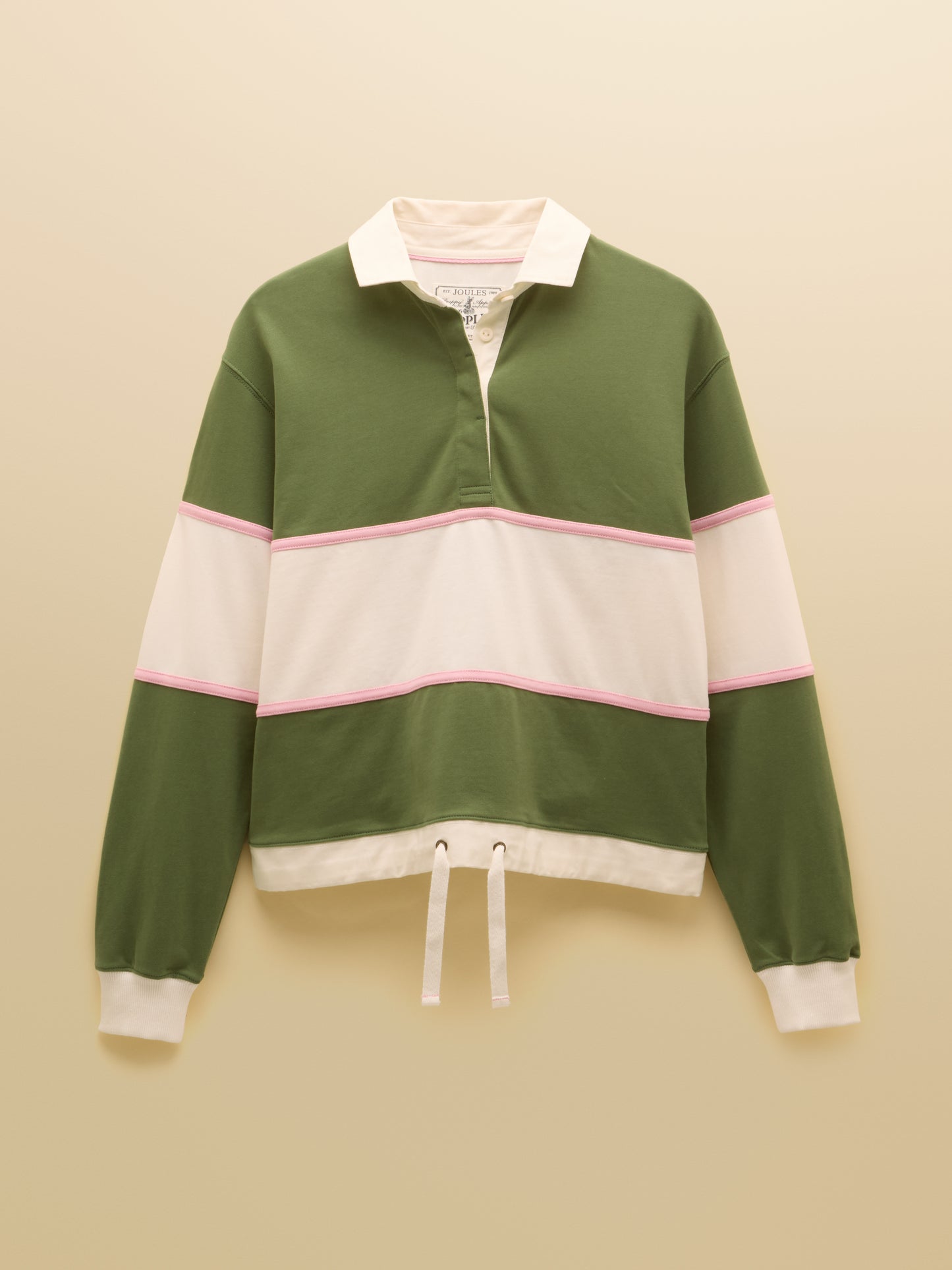 Joules Long Sleeve Cotton Collared Rugby Deckshirt
