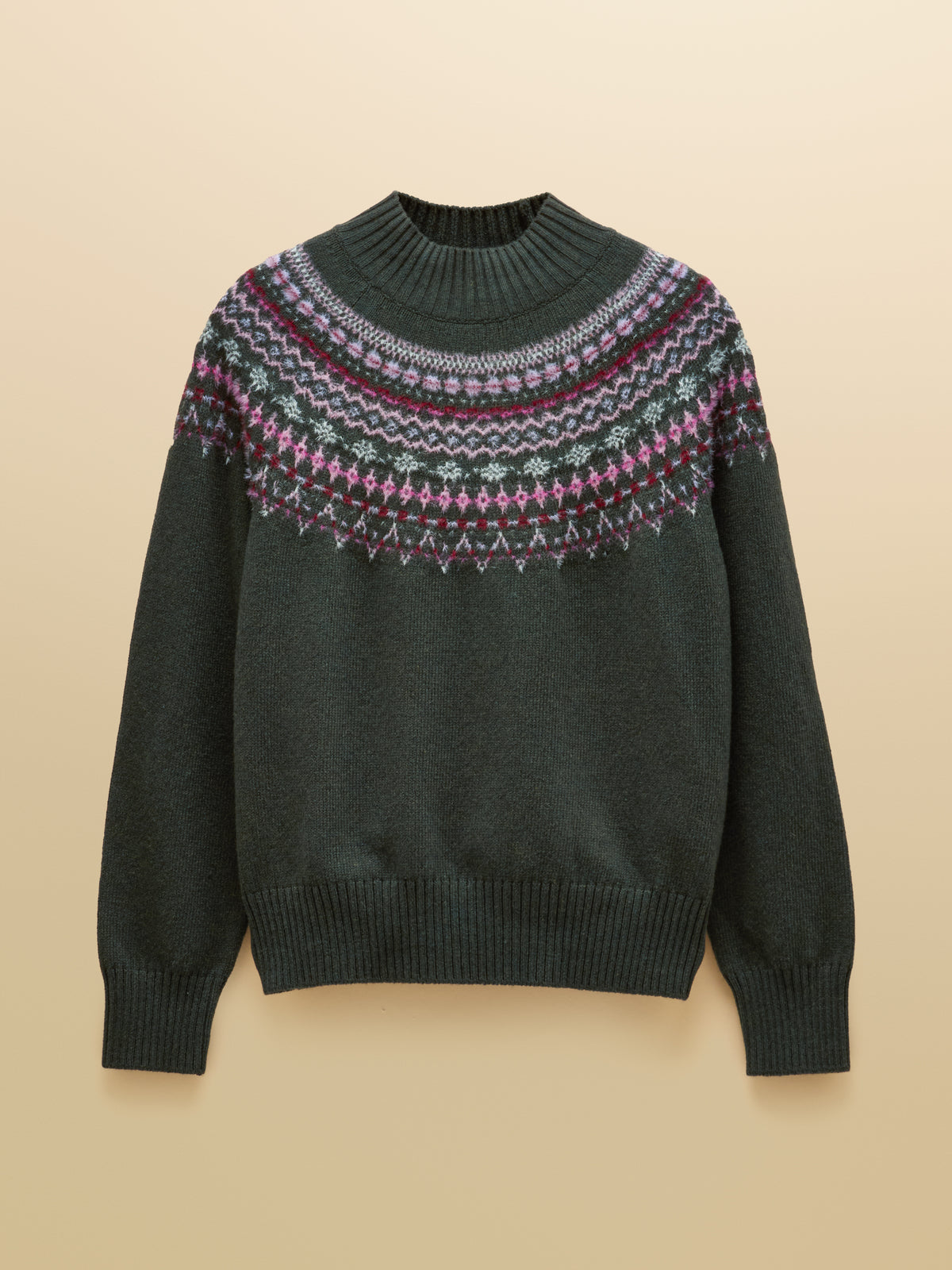 Joules Fair Isle High Neck Jumper