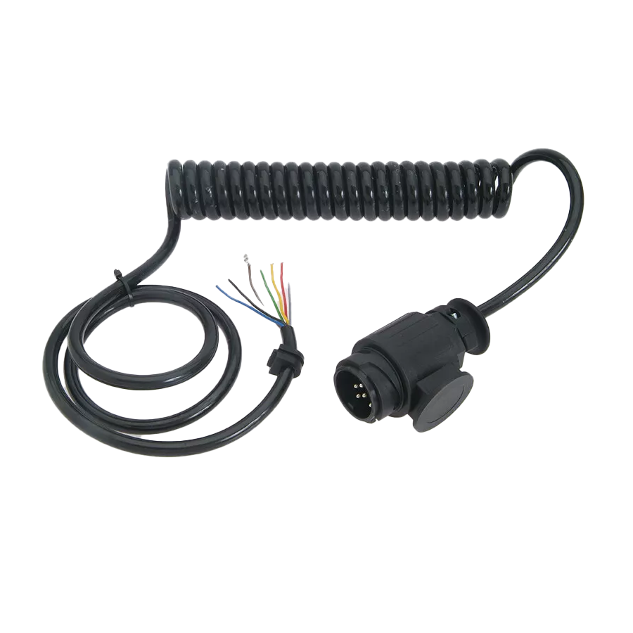 Ifor Williams P0739T-13G1S1 8 Core 13 Pin Coiled Suzi Lighting Cable