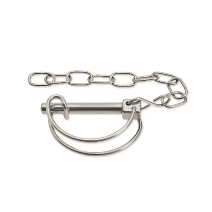Ifor Williams P1098 Stainless Steel Linchpin & Chain 10mm