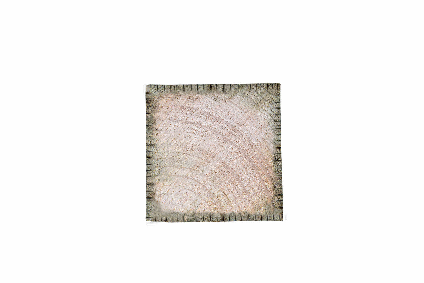 Forest Garden Green Incised Fence Post