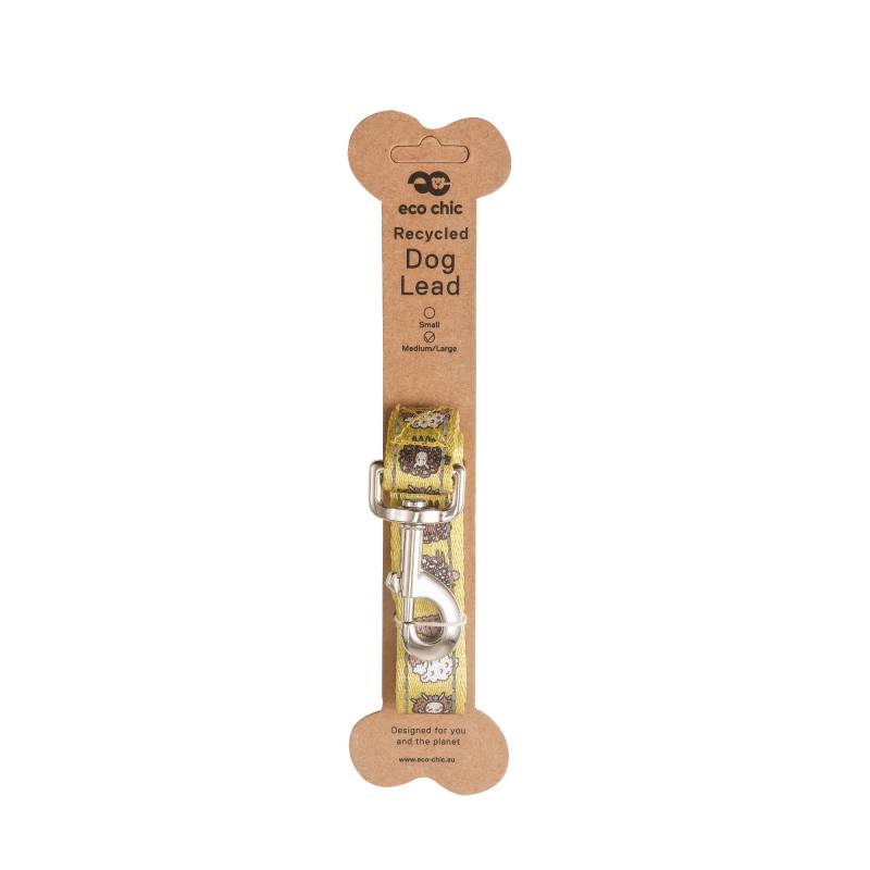PL04Green CuteSheep Dog Lead Medium/Large 120x25mm