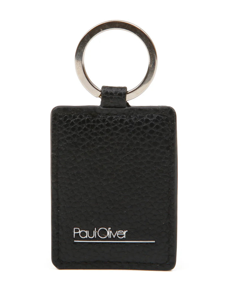 Paul Oliver Orange Stripe Card Holder & Keyring Gift Set