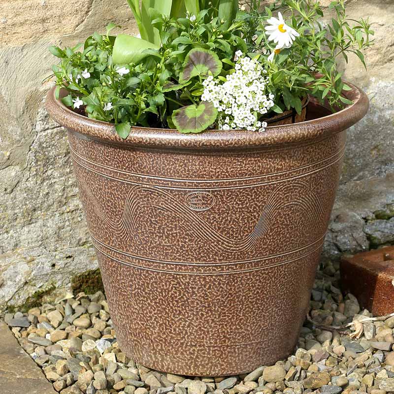 Errington Reay Salt Glazer Tall Planter