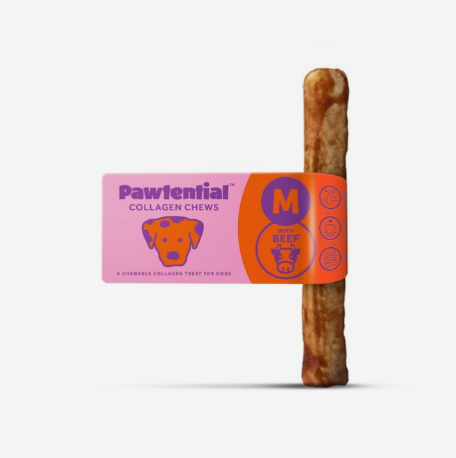 Pawtential Collagen Chew Beef Flavour Medium 70g