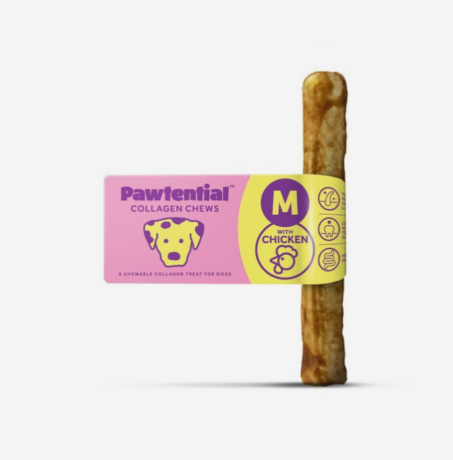 Pawtential Collagen Chew Chicken Flavour Medium 70g