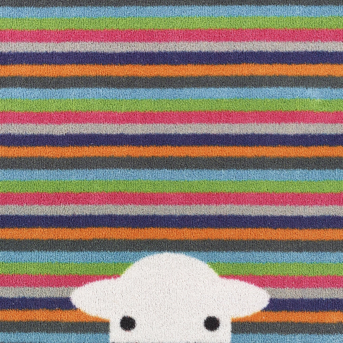 Hug Rug Small Peep Stripe Herdy Door Mat