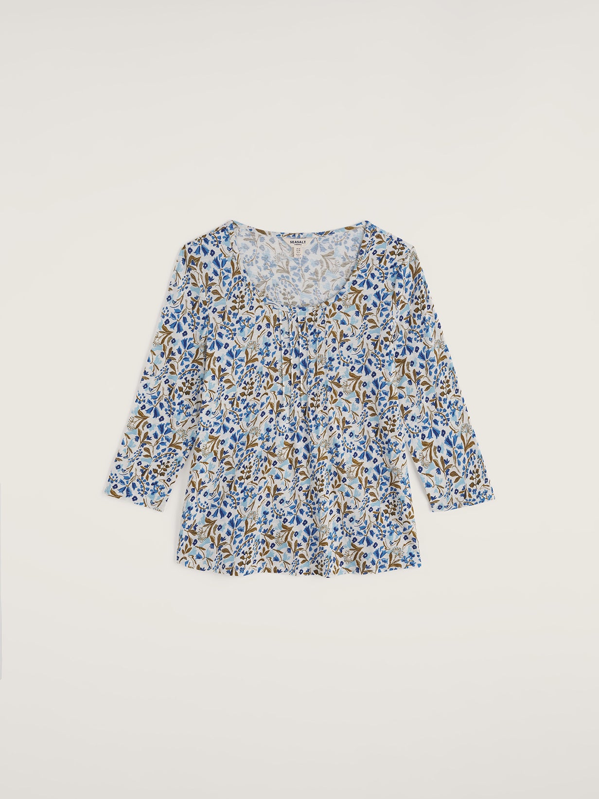 Seasalt Penhollow Organic Cotton Printed Top