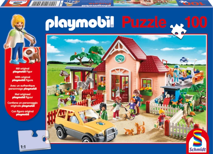 Playmobil At The Vet 100 Piece Jigsaw Puzzle