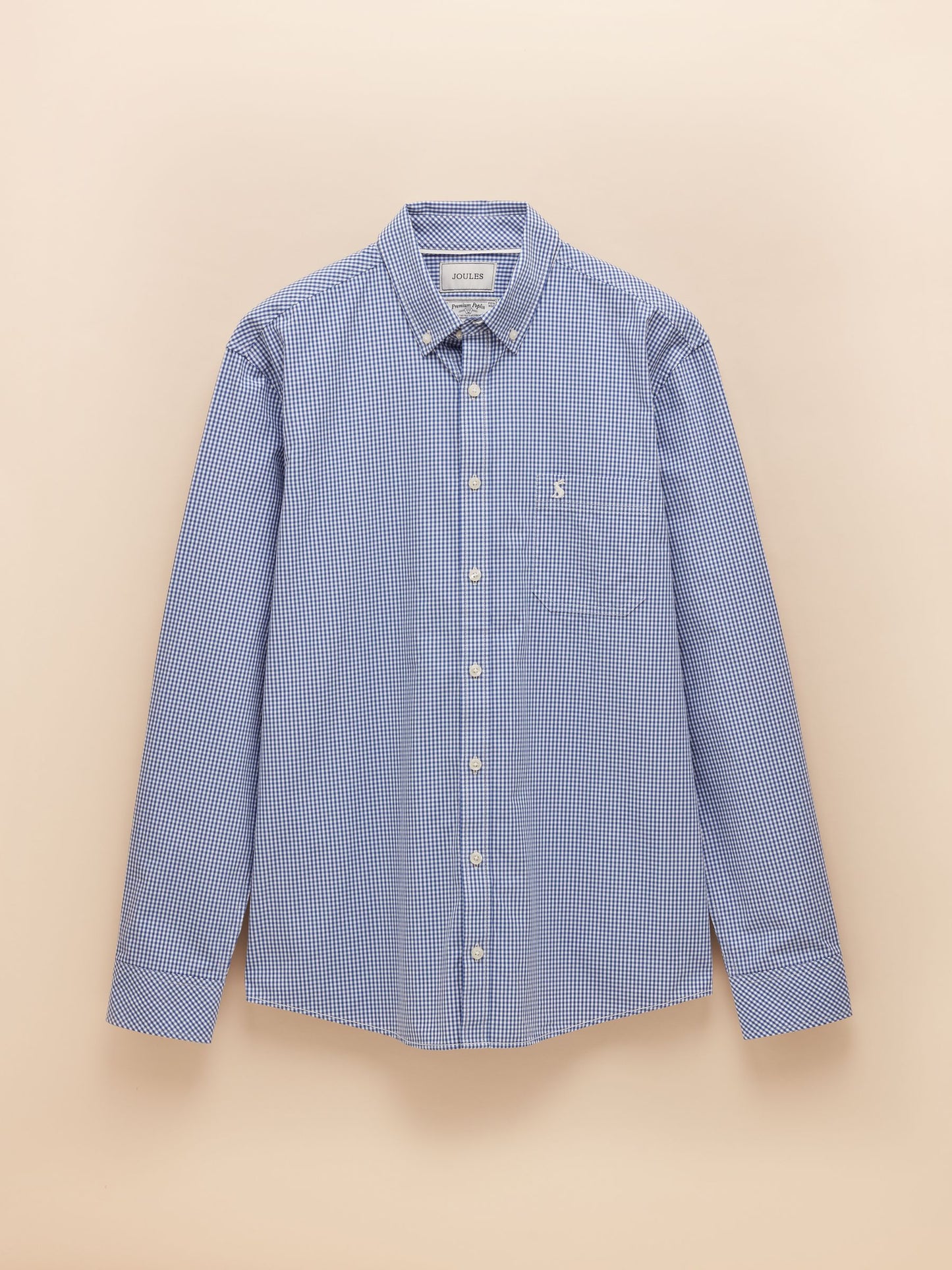 Joules Poplin Gingham Check Classic Fit Shirt