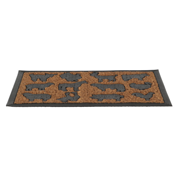 Fallen Fruits Farmyard Animals Coir Doormat