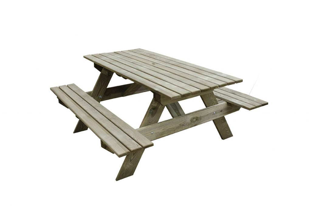 Forest Garden Small Rectangular Picnic Table
