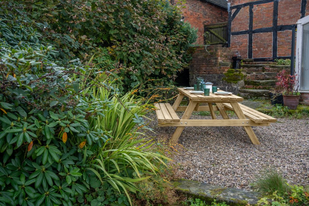 Forest Garden Large Rectangular Picnic Table