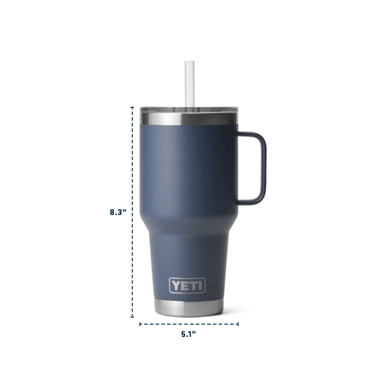 YETI Rambler 35 oz (1 l) Straw Mug with Straw Lid - Power Pink (Limited Edition)