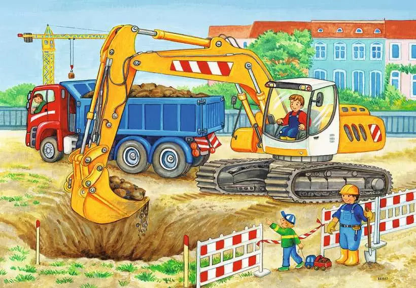 Ravensburger Hard at Work 2x12 Piece Jigsaw Puzzle Story Game