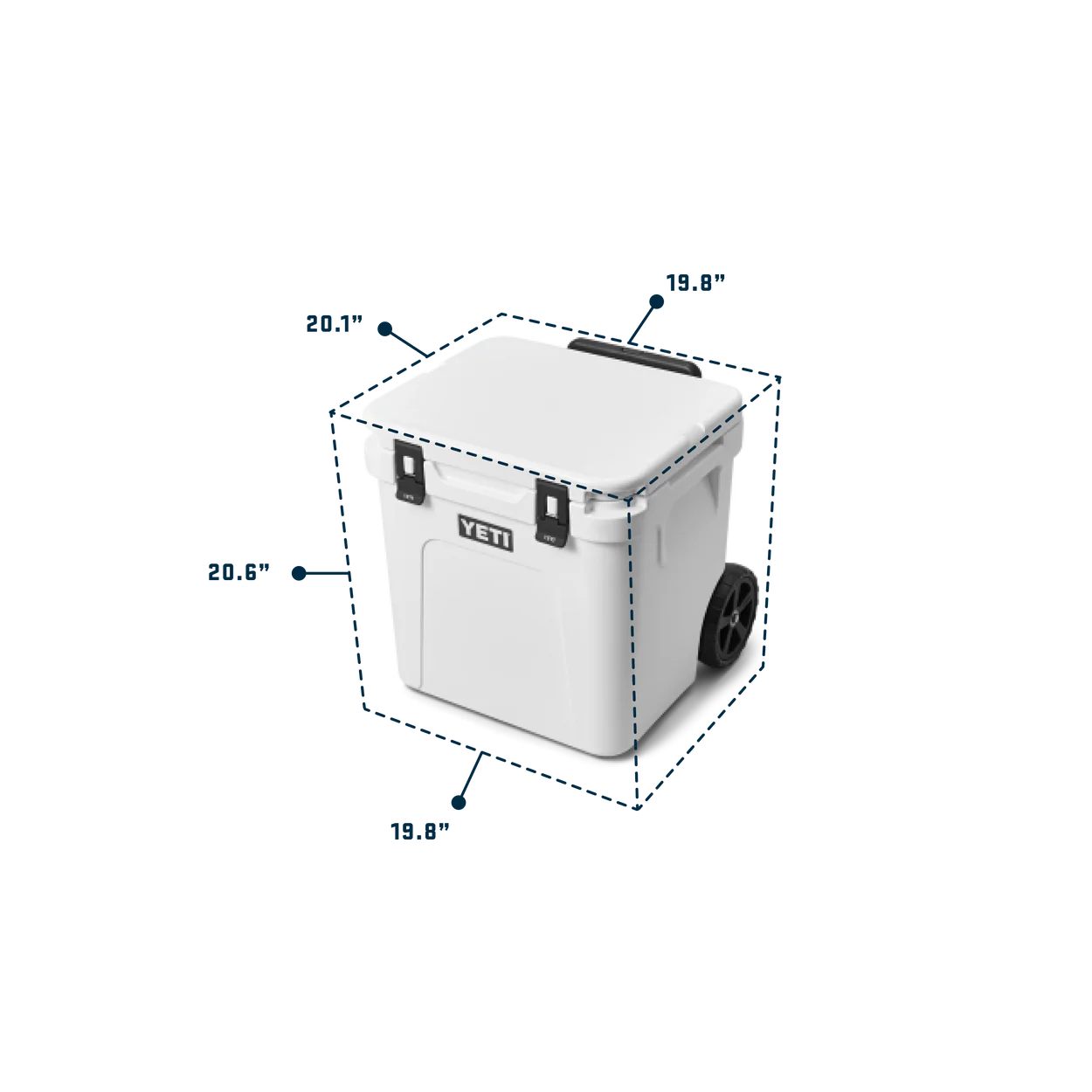 YETI Roadie 48 Wheeled Cool Box - King Crab Orange