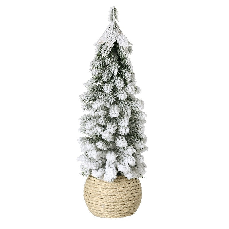 Heaven Sends Snowy Christmas Tree Basket Base Large