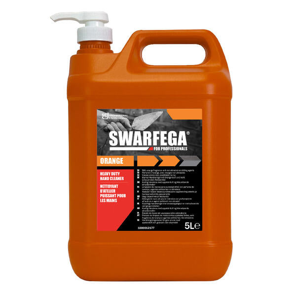 Swarfega Orange Hand Cleaner Pump Bottle 5L