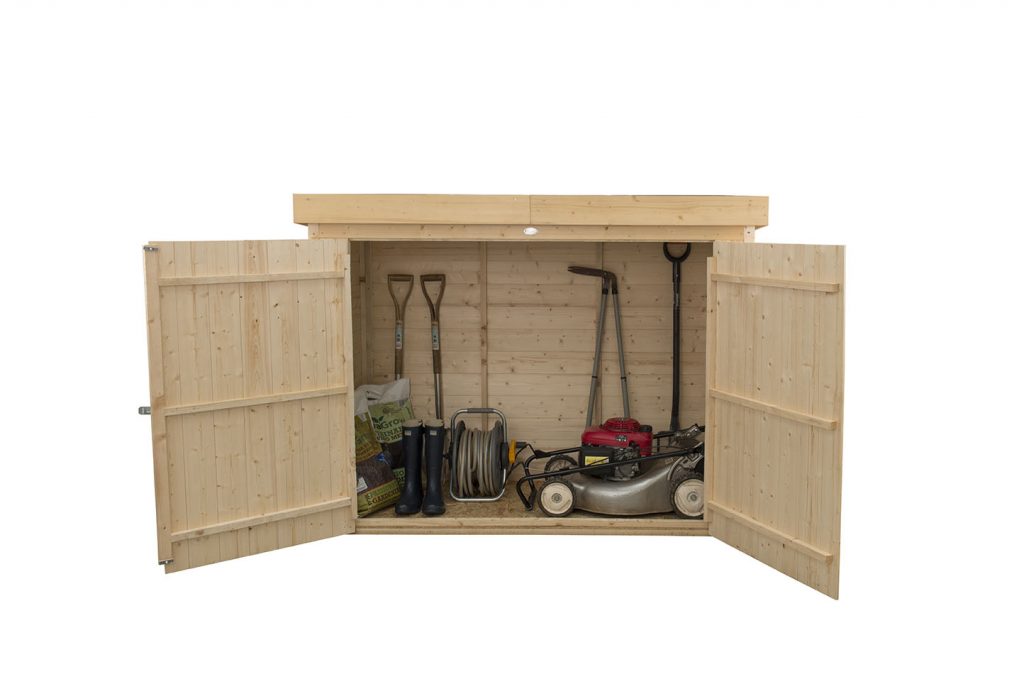 Forest Garden Shiplap Pent Large Outdoor Store - Pressure Treated