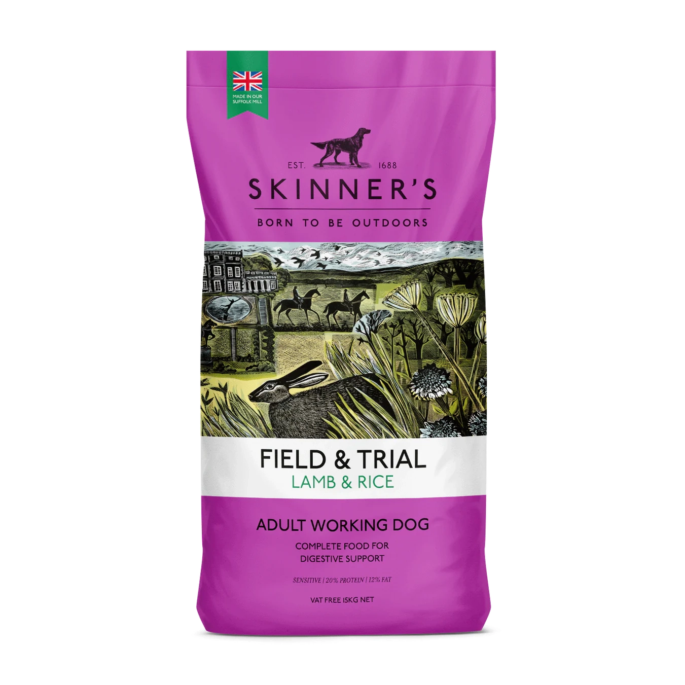 Skinners Field & Trial Lamb & Rice 15kg