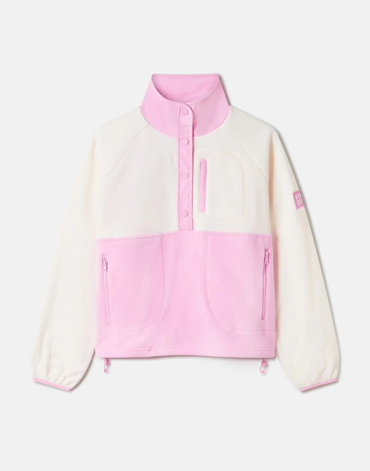 Gym + Coffee Snap Polar Fleece Pullover