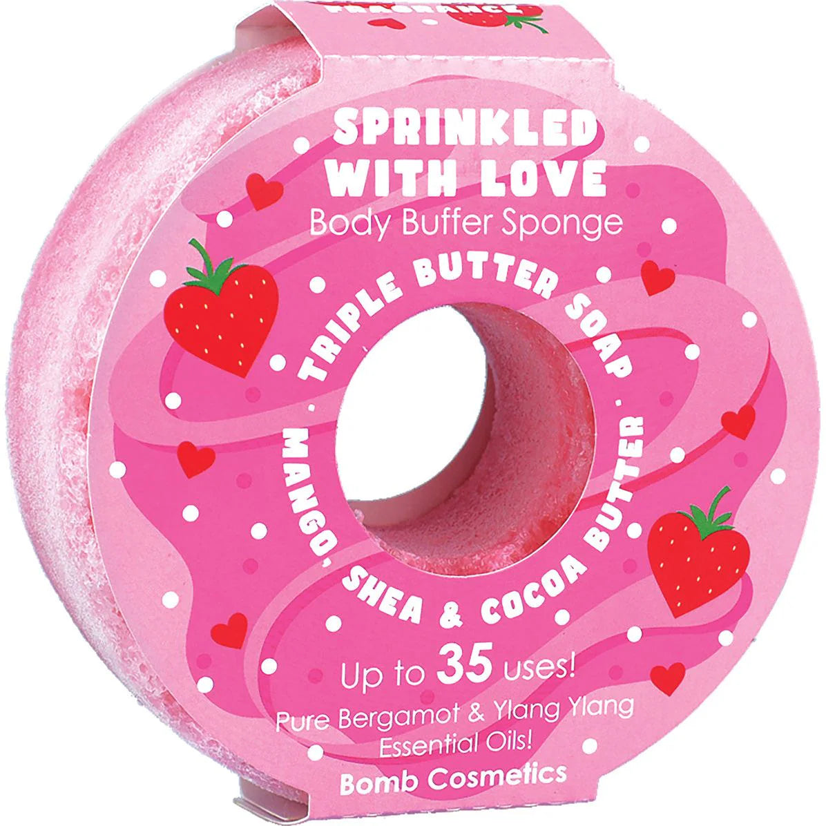 Bomb Cosmetics Sprinkled with Love Body Buffer Sponge