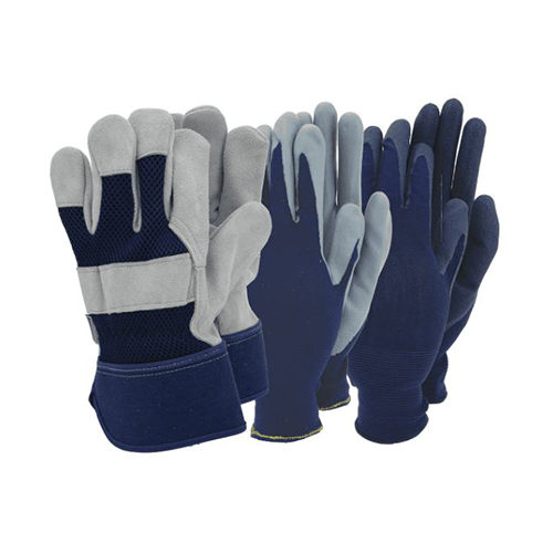 Town & Country Mens All-Round Gardening Gloves 3-Pack
