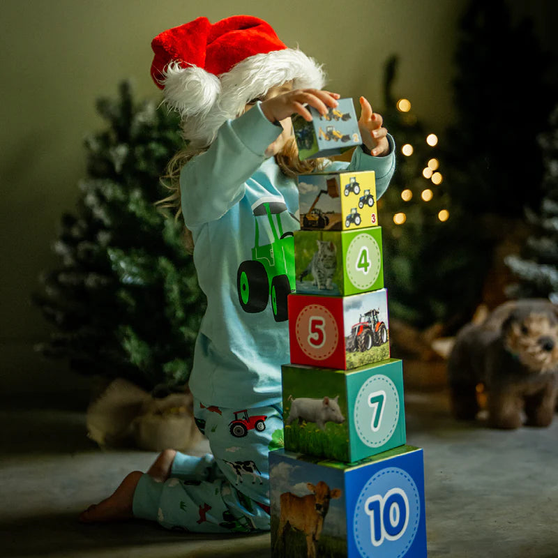 Tractor Ted Stacking Cubes