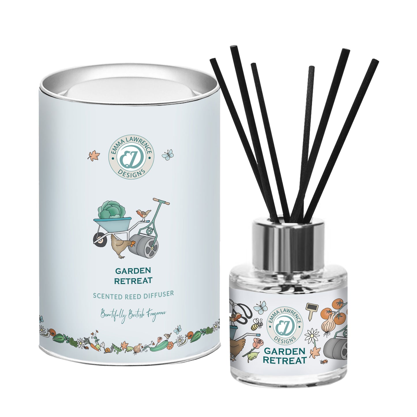 The Country Candle Co Emma Lawrence Garden Retreat Reed Diffuser