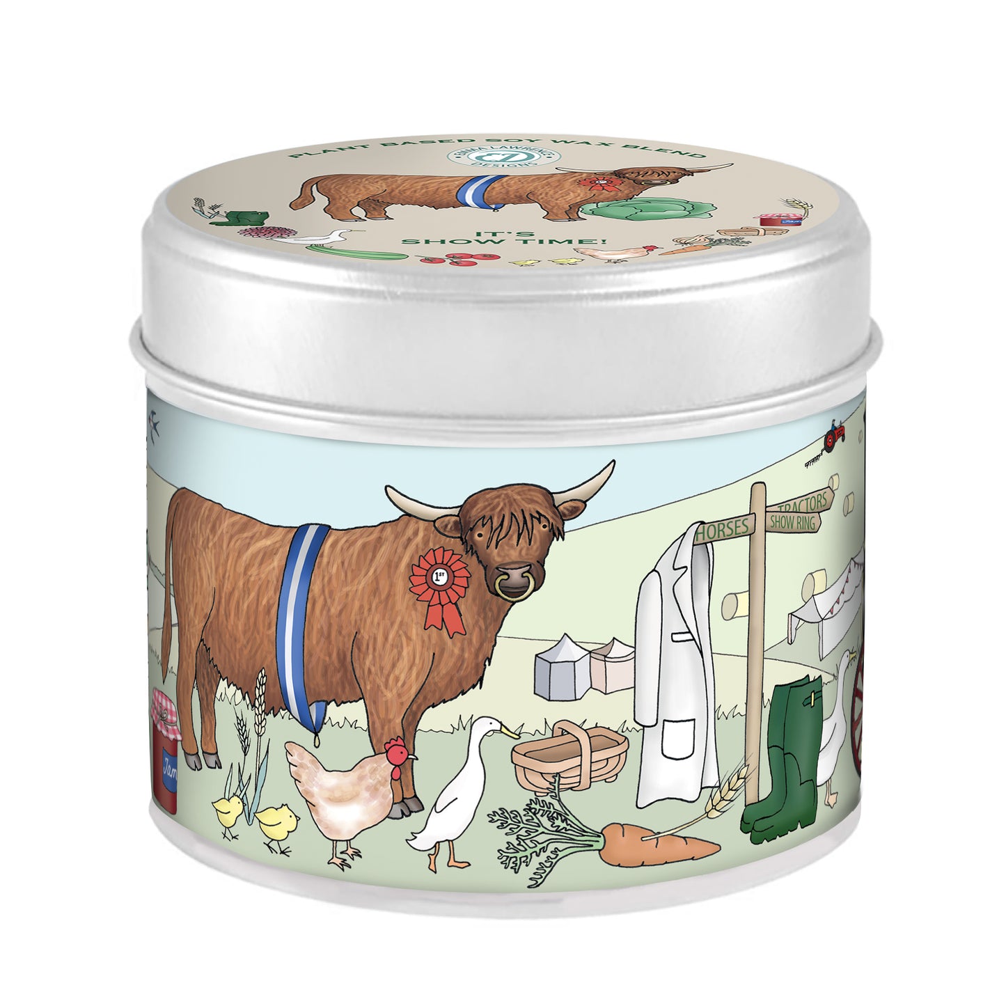 The Country Candle Co Emma Lawrence It's Show Time Tin Candle