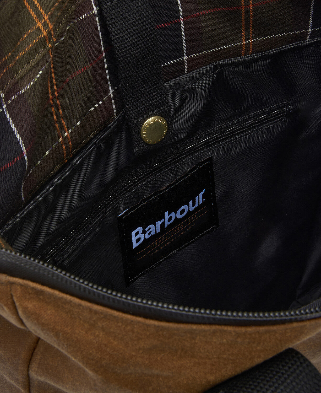 Barbour Field Waxed Backpack