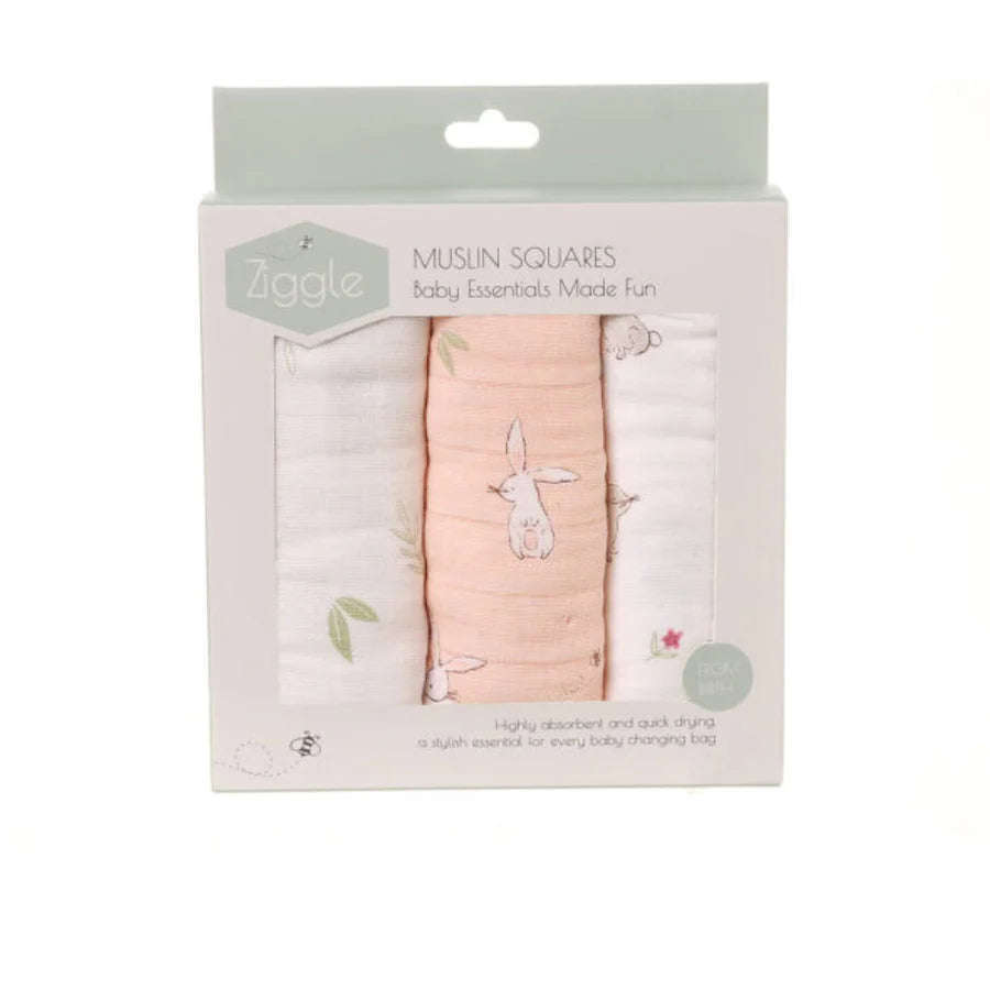 Ziggle - Bunnies muslin set