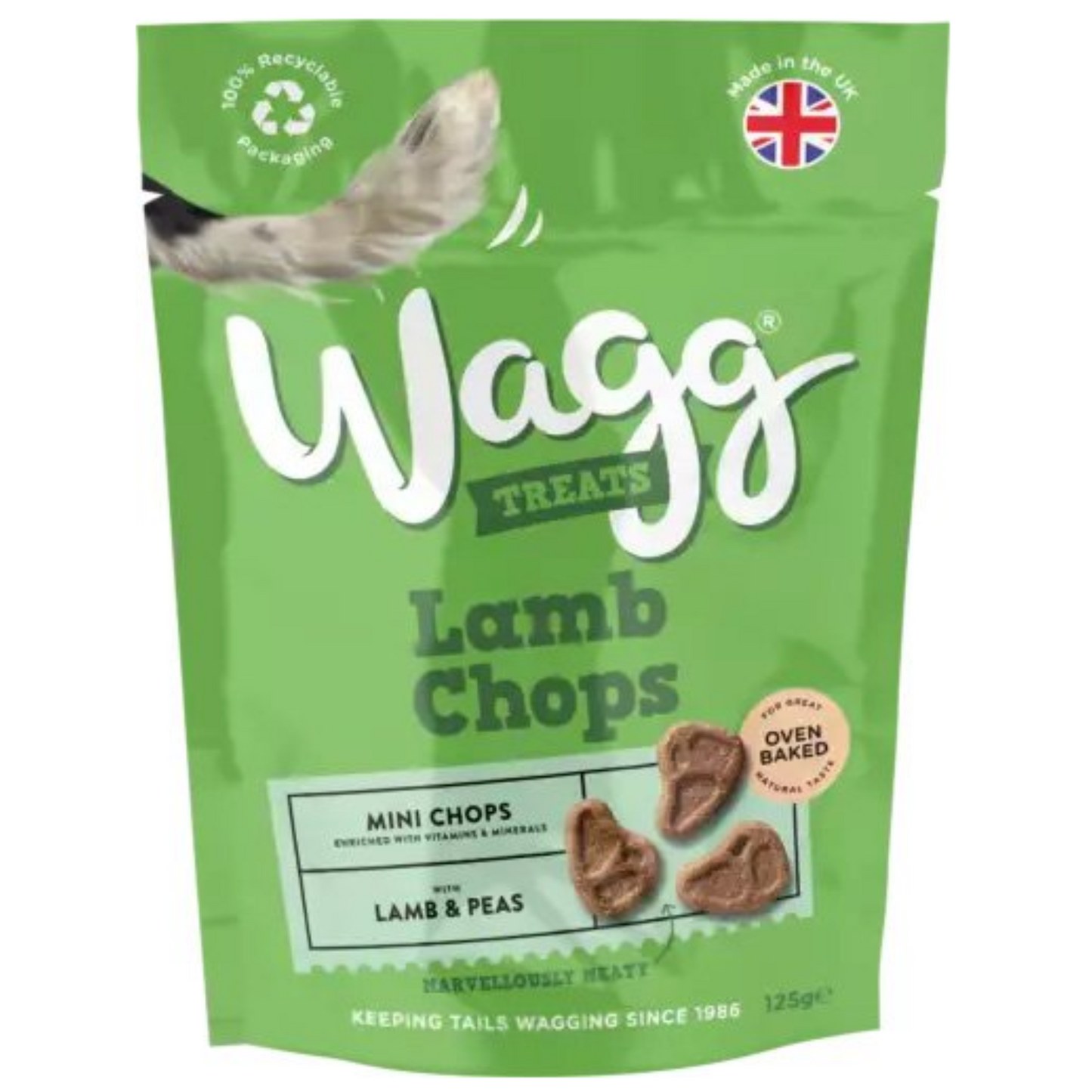 Wagg Lamb Chops Treats 125g