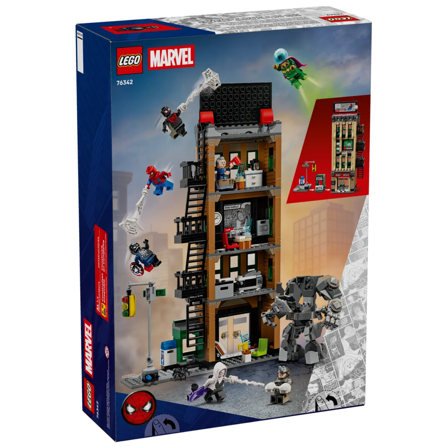 Lego Marvel Spider-Man vs. Mysterio: The Daily Bugle 76342