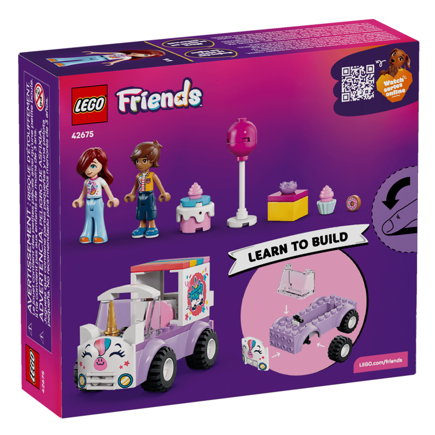 Lego Friends Unicorn Cake Delivery Car 42675