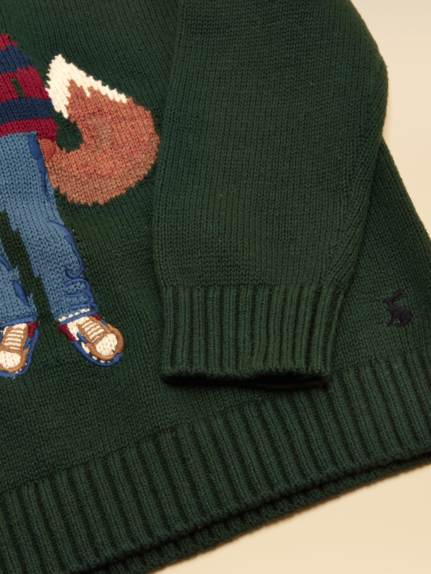 Joules Boys Intarsia Jonty Fox Knit Jumper