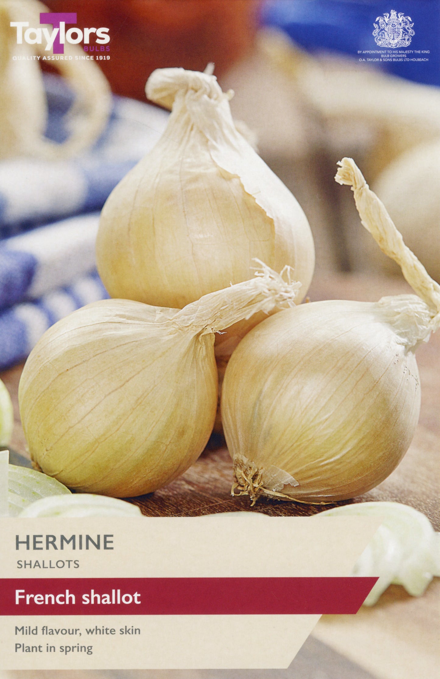Taylors Bulbs Hermine Shallots
