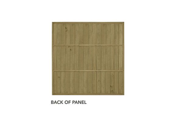 Forest Garden Pressure Treated Vertical Tongue And Groove Fence Panel
