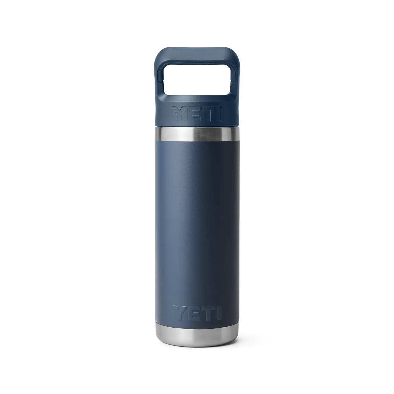 YETI Rambler 18 oz (532ml) Bottle with Colour-Matched Straw Cap - Navy