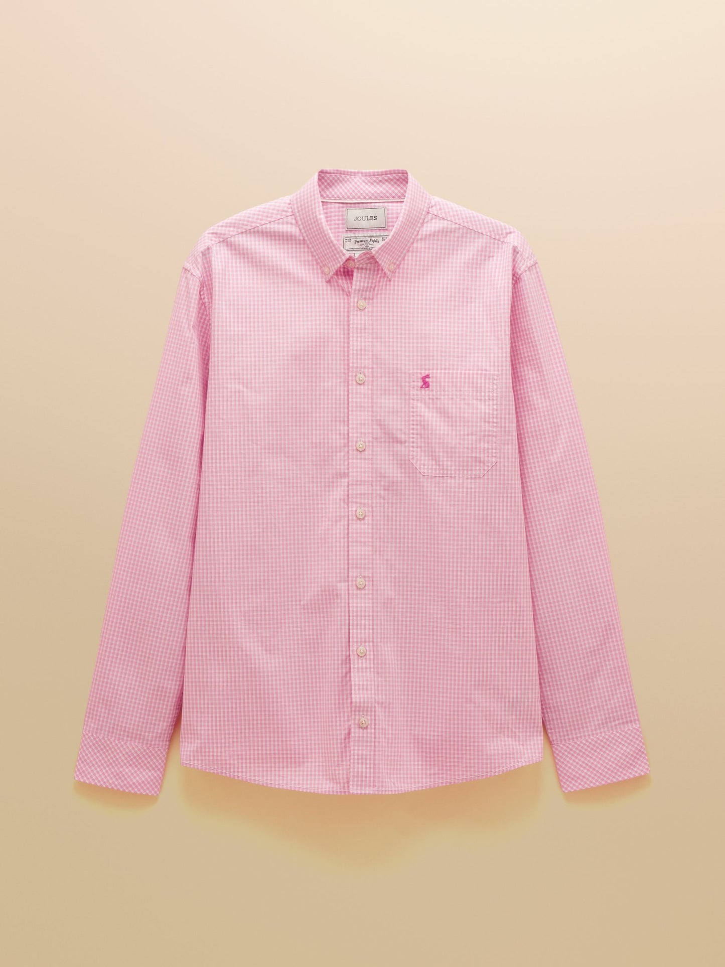 Joules Poplin Gingham Check Classic Fit Shirt