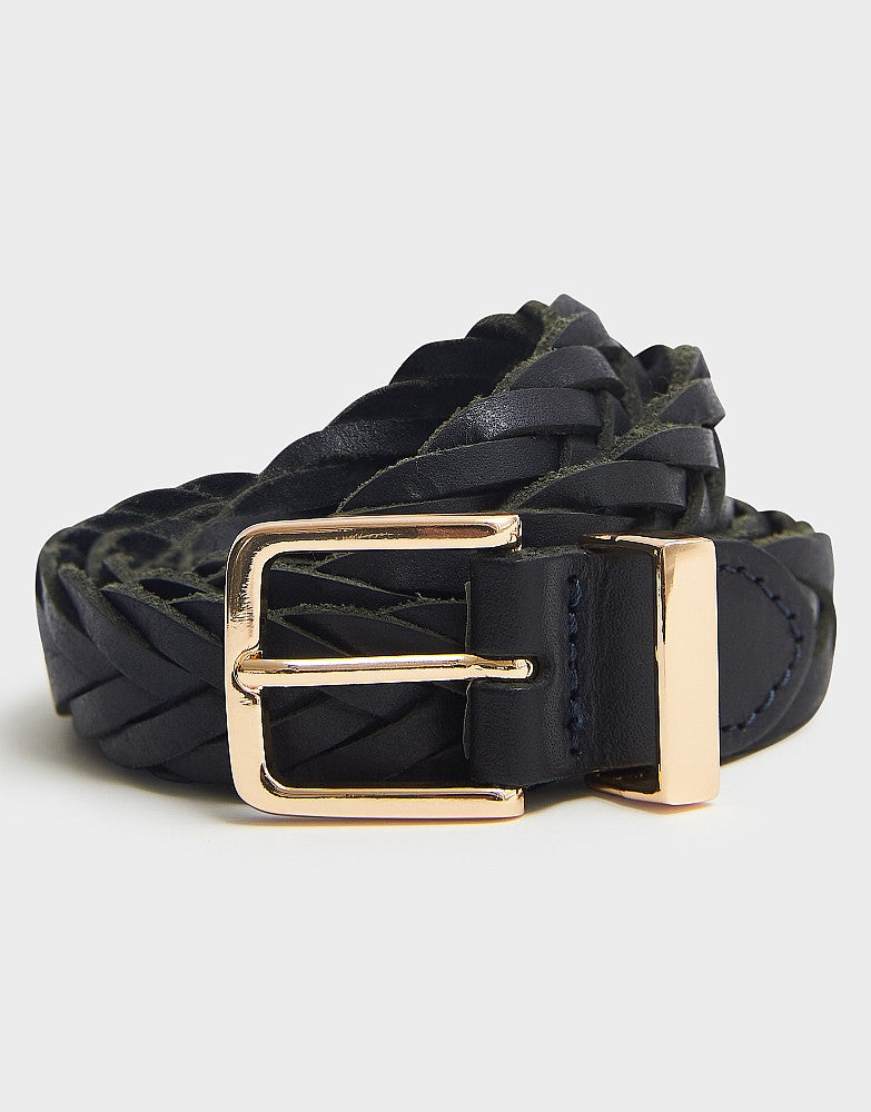 Crew Clothing Women's Plaited Leather Belt