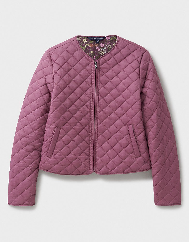 Crew Clothing Collarless Quilted Jacket