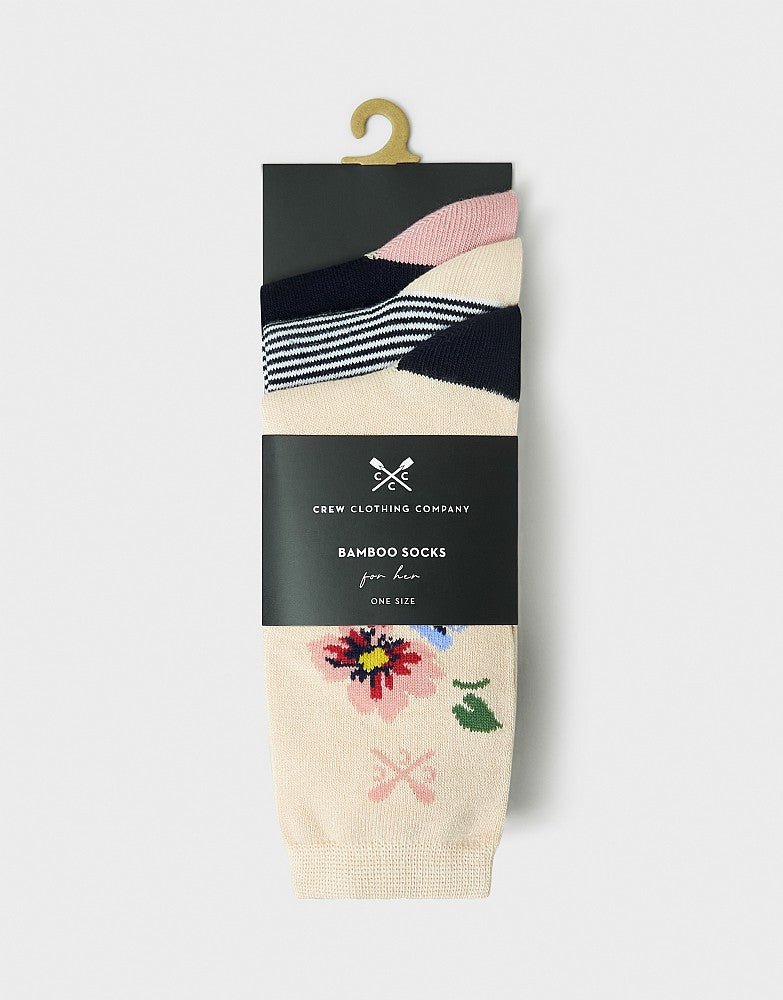 Crew Clothing Bamboo Socks 3-Pack