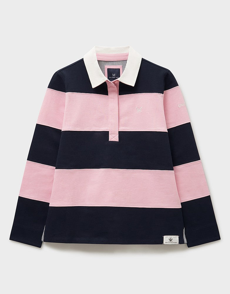 Crew Clothing Long Sleeve Rugby Shirt