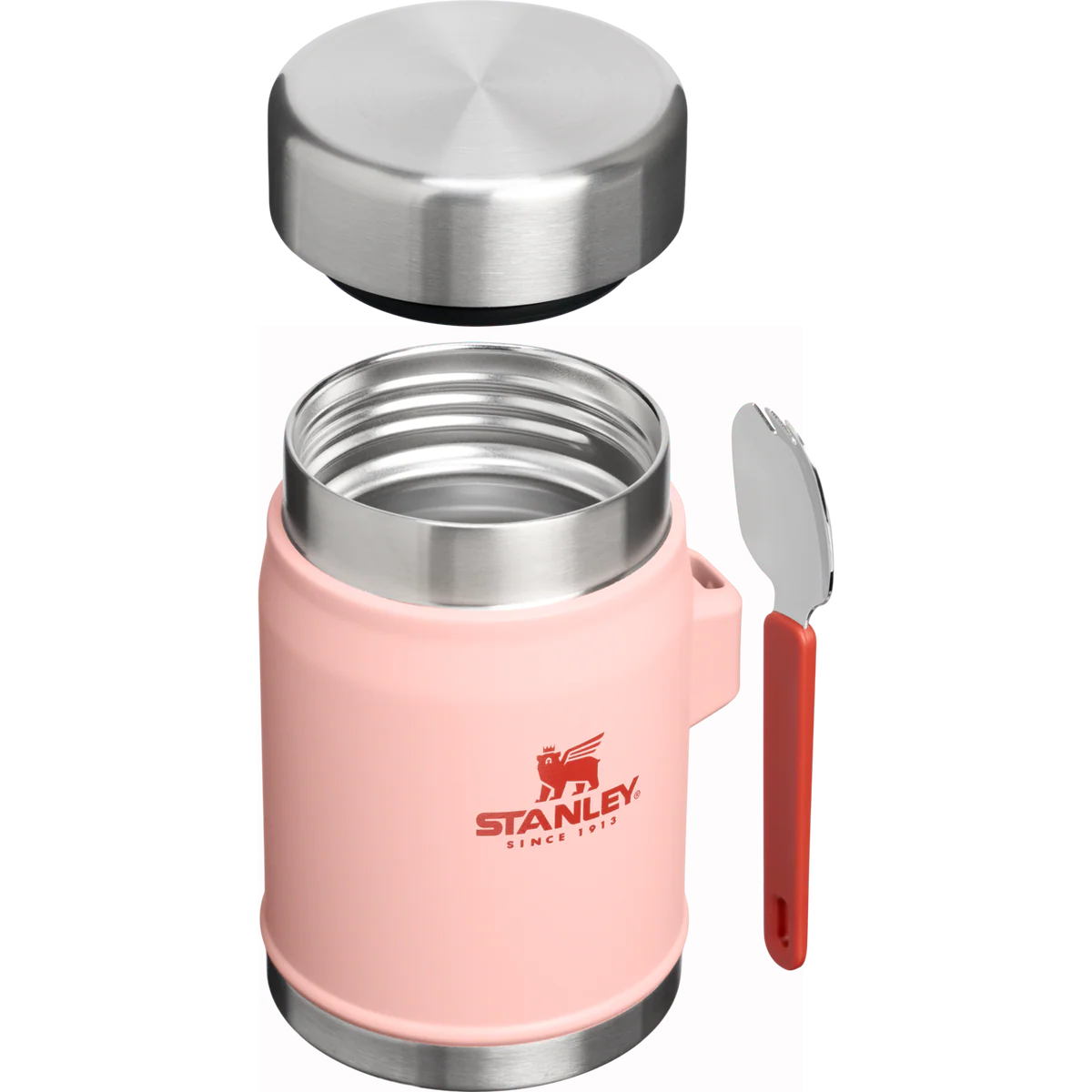 Stanley Classic Legendary Food Jar and Spork 400ml - Peach Rose