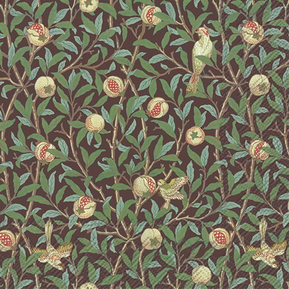 William Morris Bird & Pomegranate Lunch Napkins