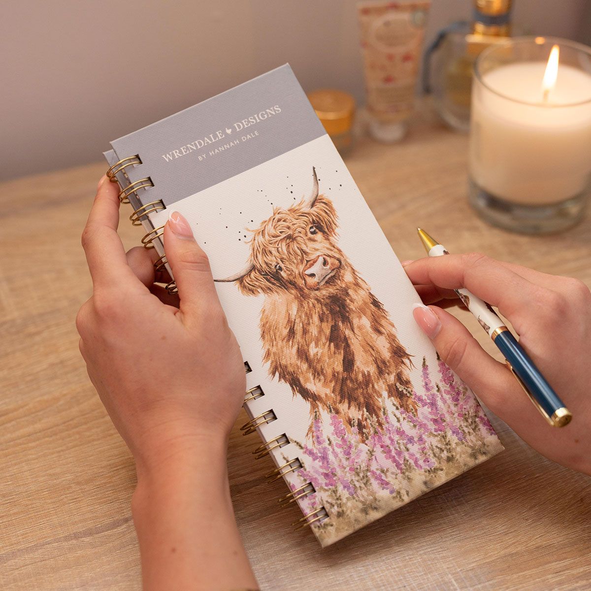 Wrendale Gentle Giant Highland Cow To-Do Notebook